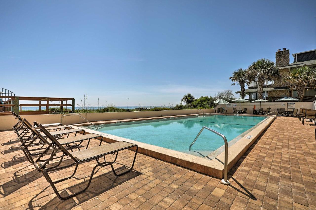 Oceanfront St Augustine Studio With Pool Access! St. Augustine Buitenkant foto