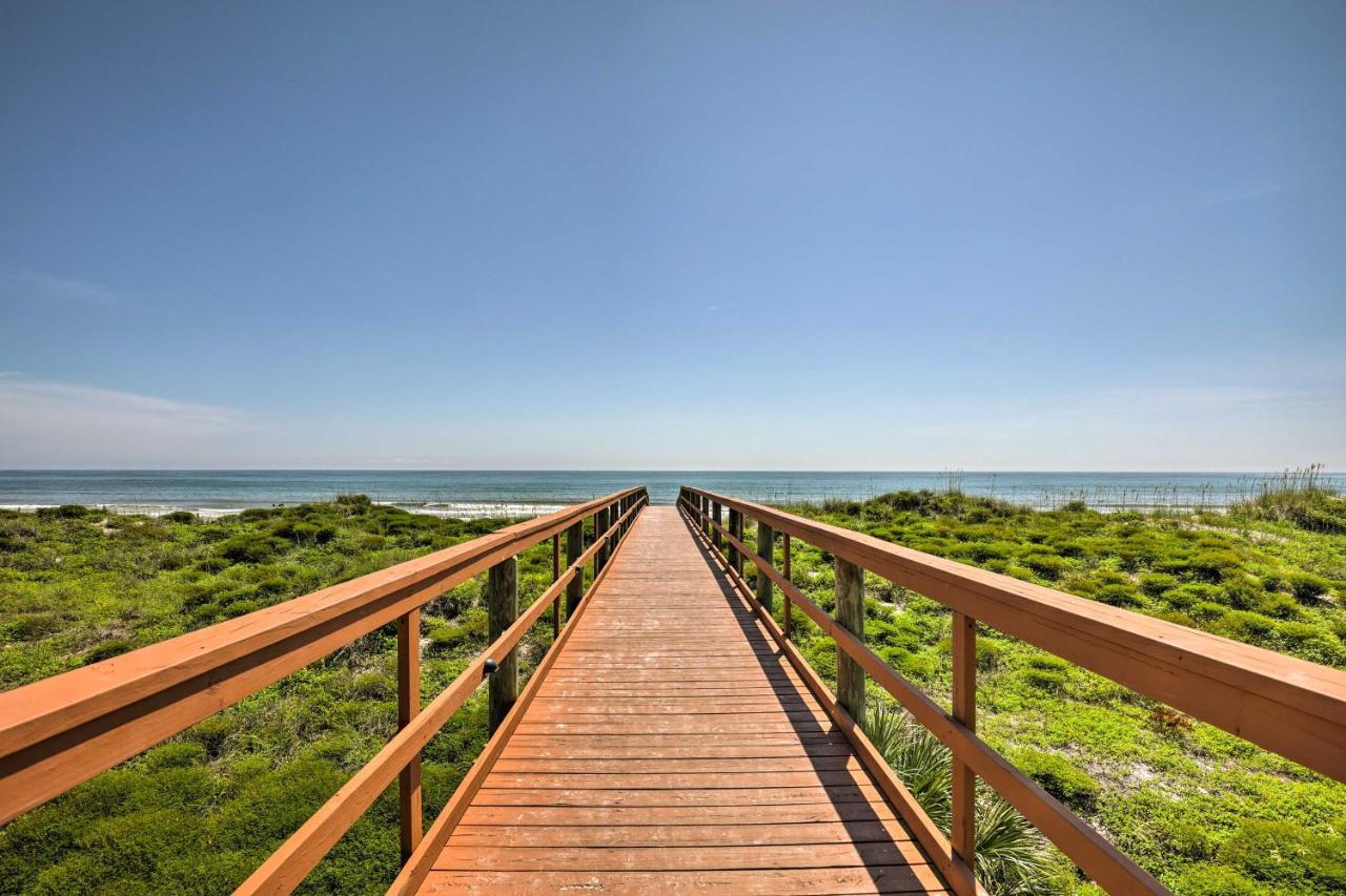 Oceanfront St Augustine Studio With Pool Access! St. Augustine Buitenkant foto