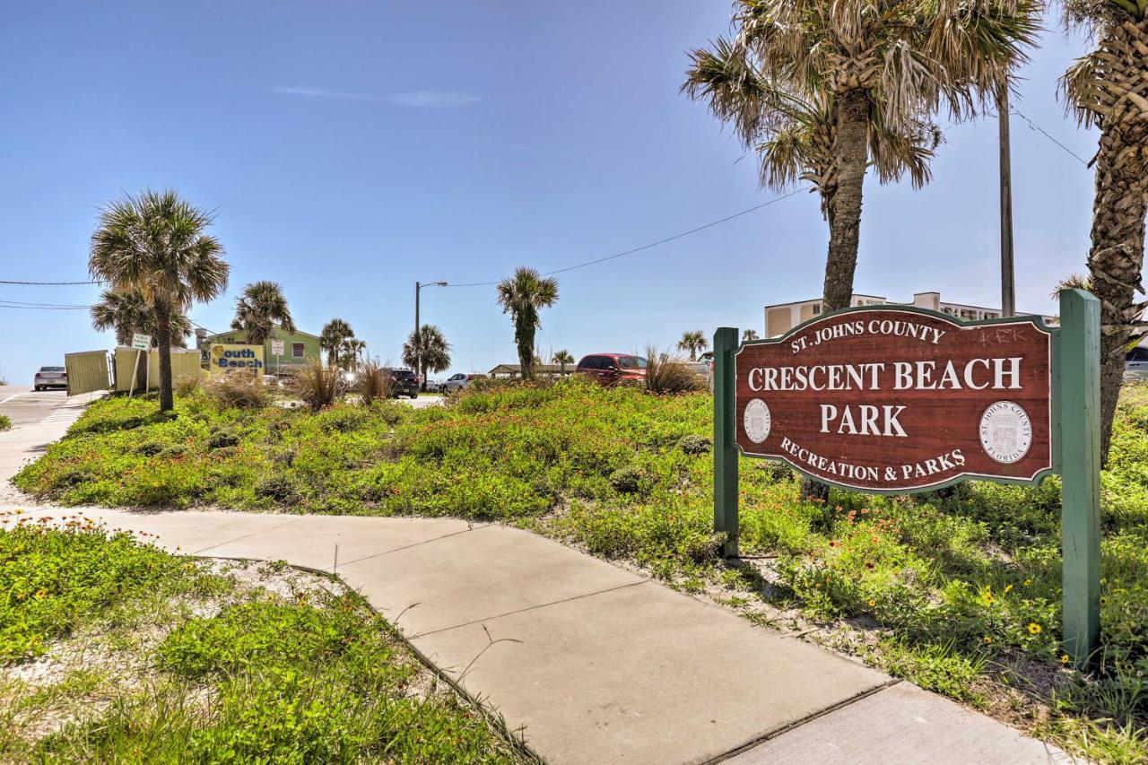 Oceanfront St Augustine Studio With Pool Access! St. Augustine Buitenkant foto