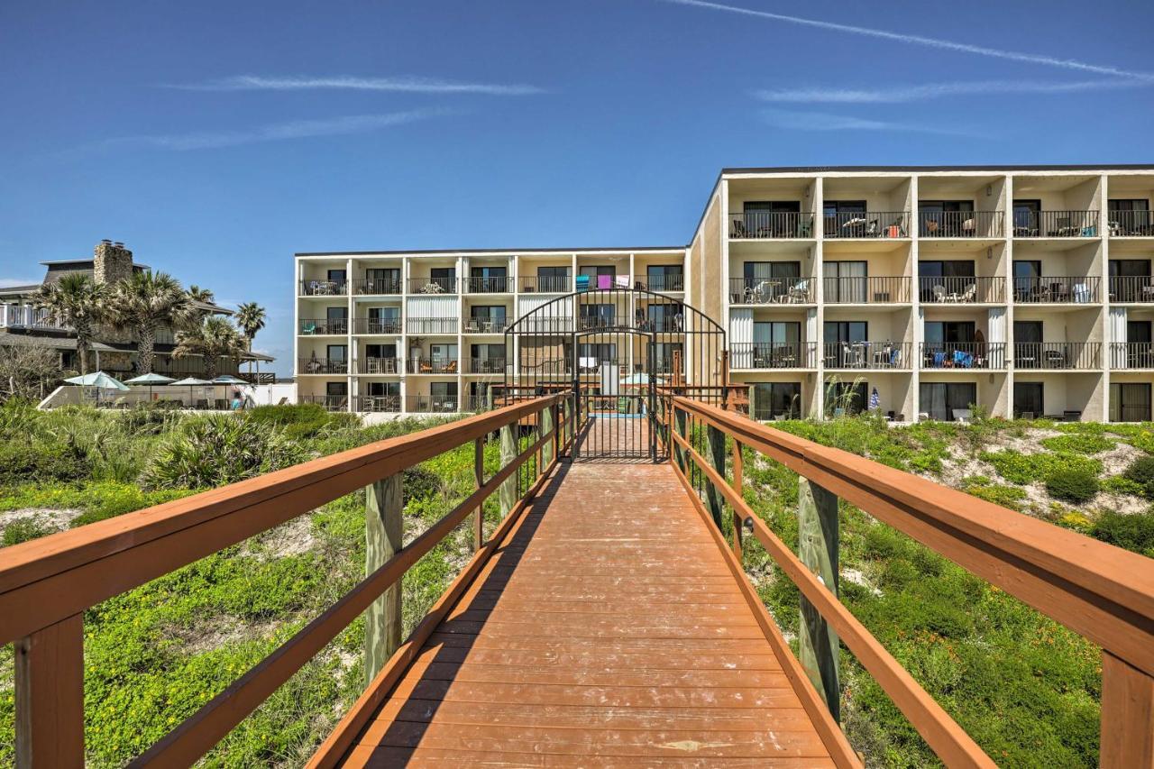 Oceanfront St Augustine Studio With Pool Access! St. Augustine Buitenkant foto